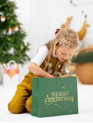 Bolsa Merry Christmas verde