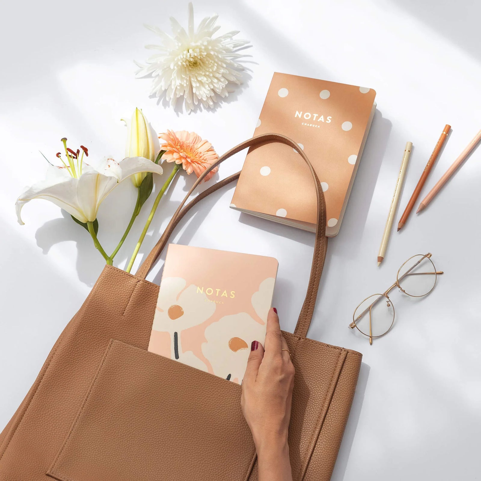 Set 2 libretas mini. Blossom