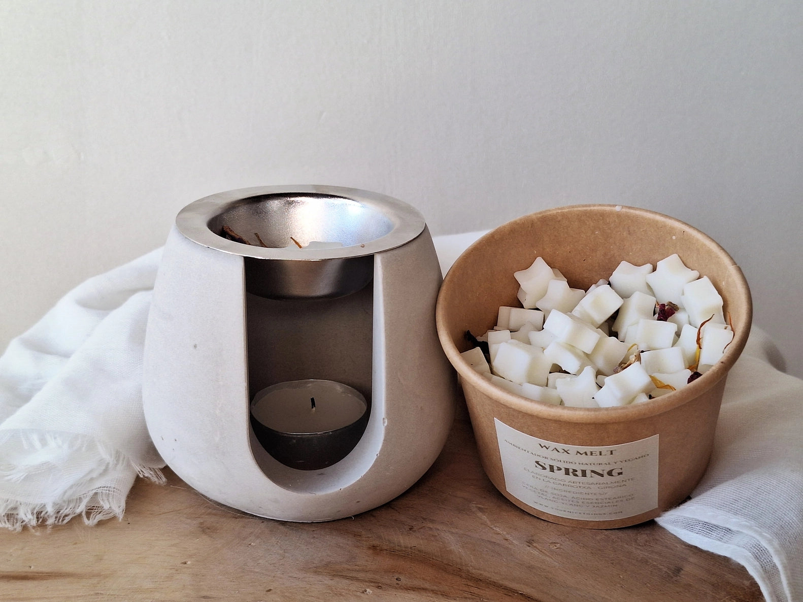 Quemador de cemento para Wax melts