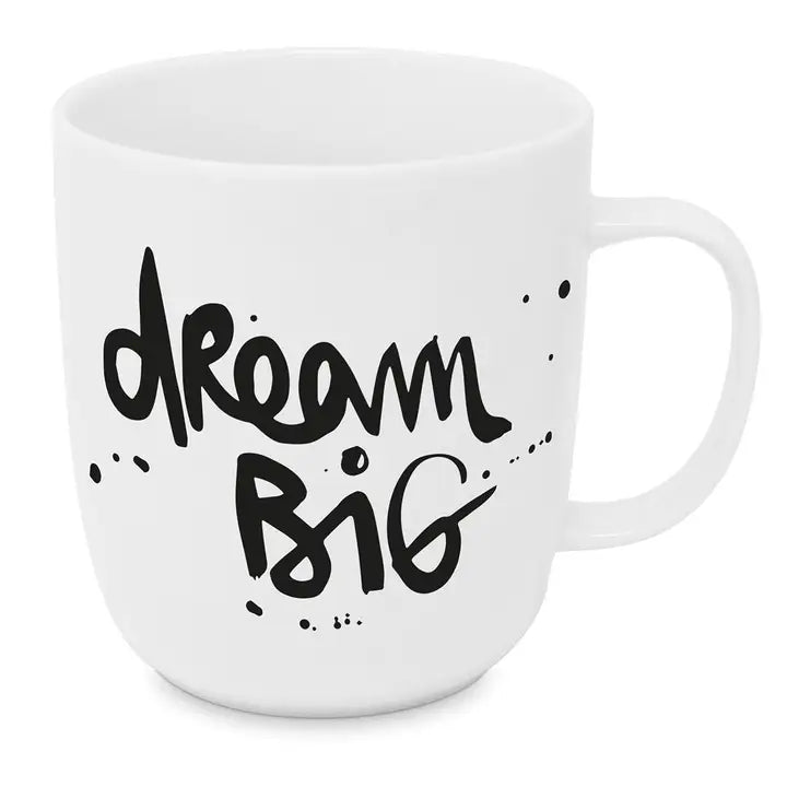 Taza Dream Big porcelana 0,35l mensaje soñar grande motivador