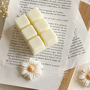 Wax melt lavanda relajante para quemador de cera en dormitorio