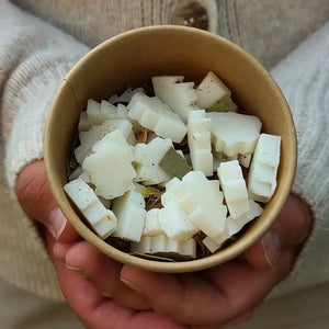 Wax melts veganos navidad vetiver pachouli lemongrass quemador ambiente cálido
