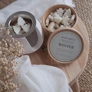 Wax melts navideños vetiver pachouli lemongrass 90g naturales veganos craft
