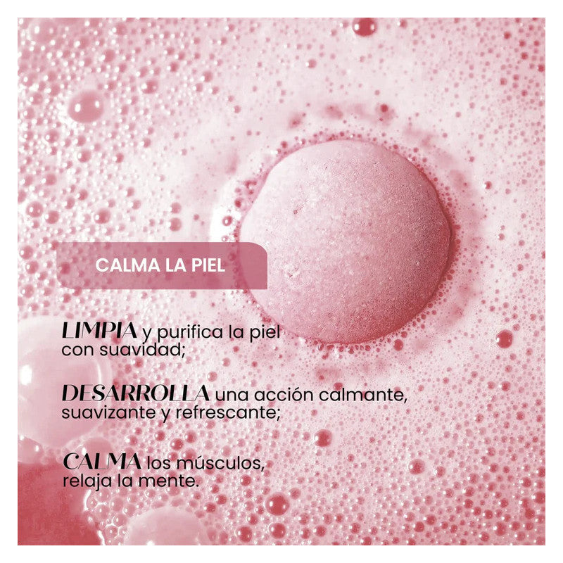 Caramelo bomba de baño vino tinto