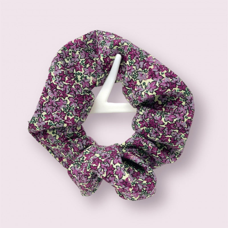 Coletero estampado floral berenejena