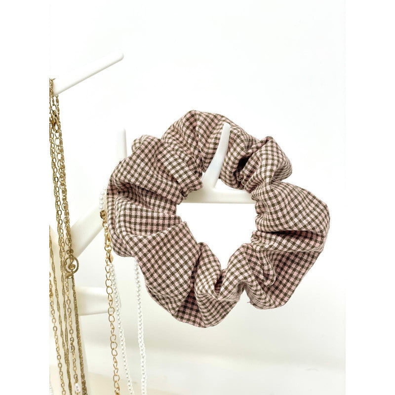 Coletero vichy mini marrón