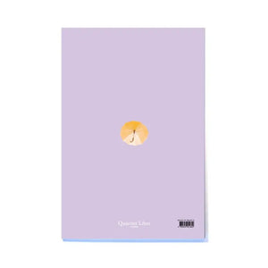 Portada alegre con paraguas multicolores en tonos pastel cuaderno artesanal francés