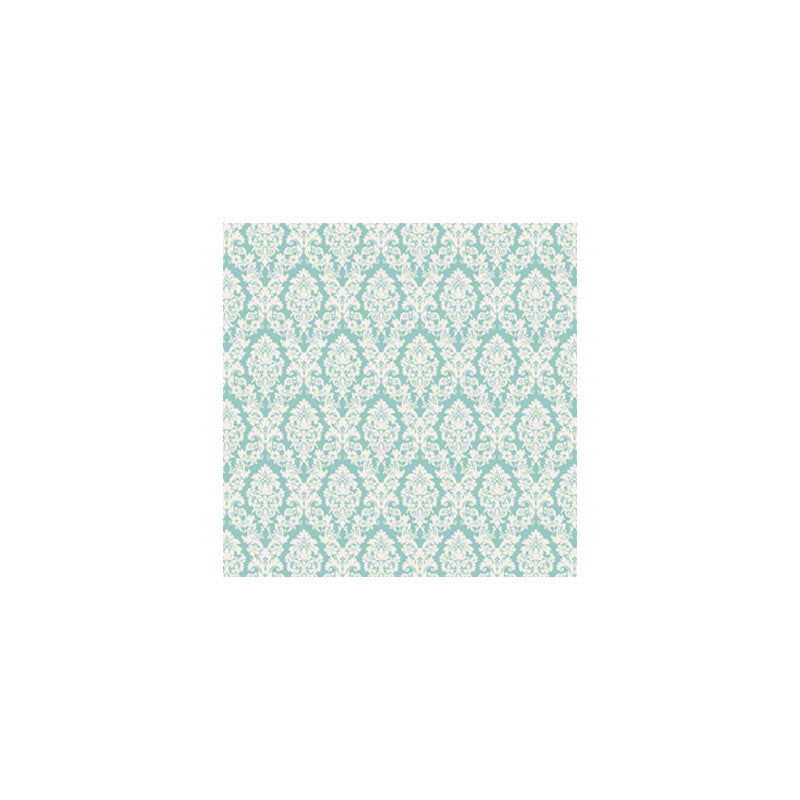 Papel broccato acquamarina